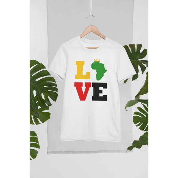 Africa Love Inspirational Heritage T-Shirt Inspire Me Positiv
