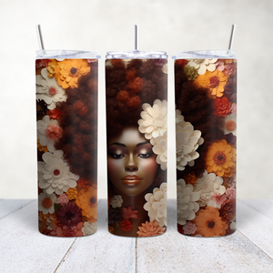 Afro Flower Queen Tumbler 19709444964