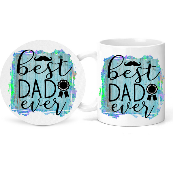 Best Dad Ever Mug Gift Father's Day Inspire Me Positive