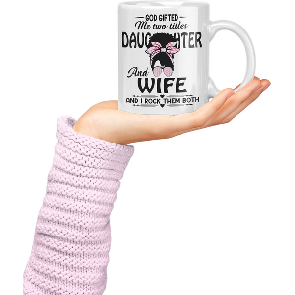 Daughter Wife Inspirational Appreciation Gift Mug and Coaster Set - Inspire Me Positive