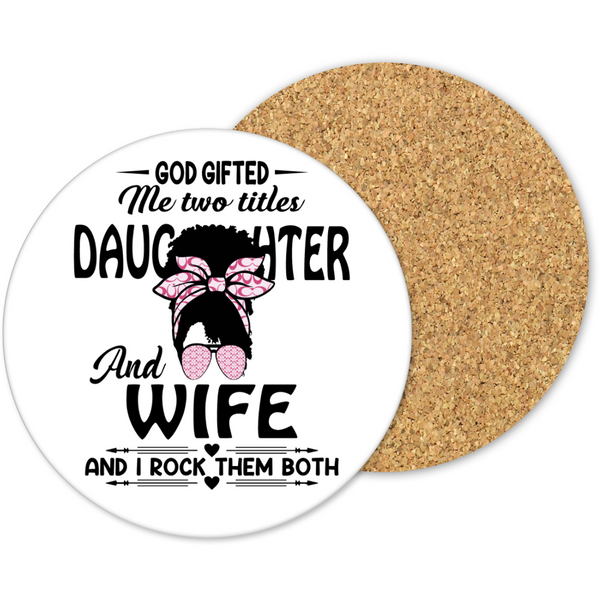 Daughter Wife Inspirational Appreciation Gift Mug and Coaster Set - Inspire Me Positive