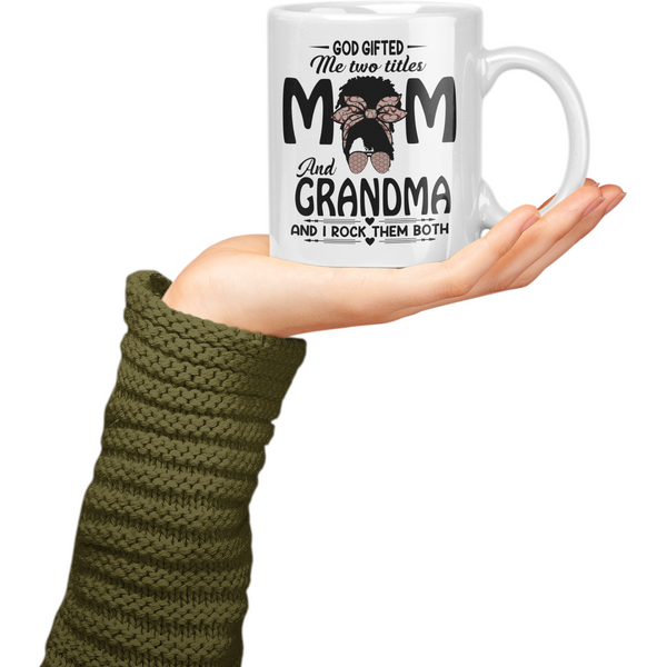 Mom Grandma Inspiration Appreciation Ceramic Mug Gift Inspire Me Positive 