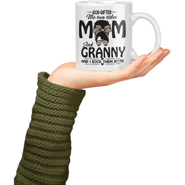 Mom Granny Inspirational Appreciation Gift Mug Set Inspire Me Positiv