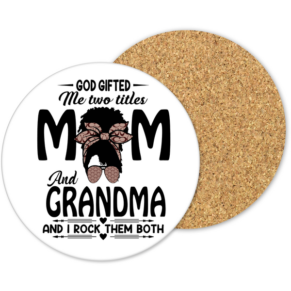 Mom and Grandma Inspirational Appreciation Gift Mug and Coaster Set - Inspire Me Positive
