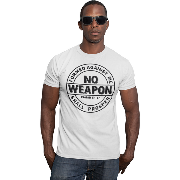 No Weapon Formed Shall Prosper Christian Faith T-shirt197094449546