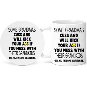Grandma Funny Coffee Mug Inspire Me Positive