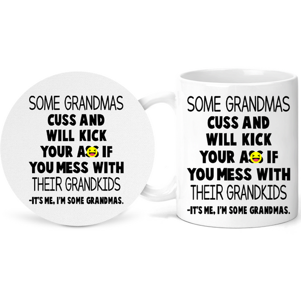Grandma Funny Coffee Mug Inspire Me Positive