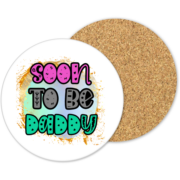 Soon To Be Daddy Father's Day Birthday New Dad Gift Mug Coaster Set - Inspire Me Positive