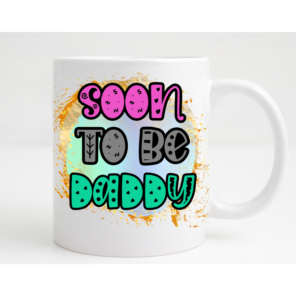 Soon To Be Daddy Father's Day Birthday New Dad Gift Mug Coaster Set - Inspire Me Positive