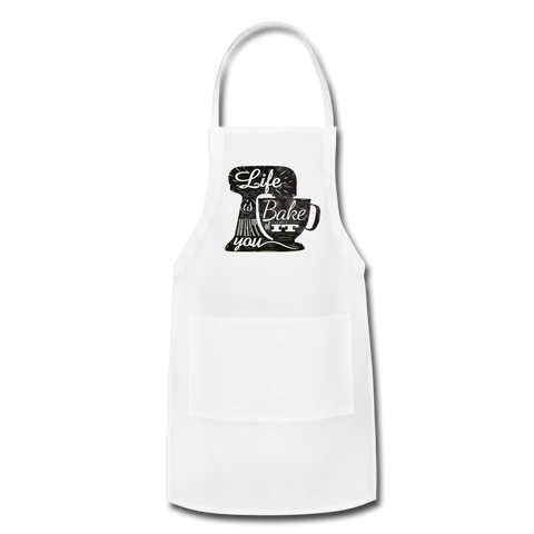 Life is What you Bake it Adjustable Apron - Inspire Me Positive, LLC