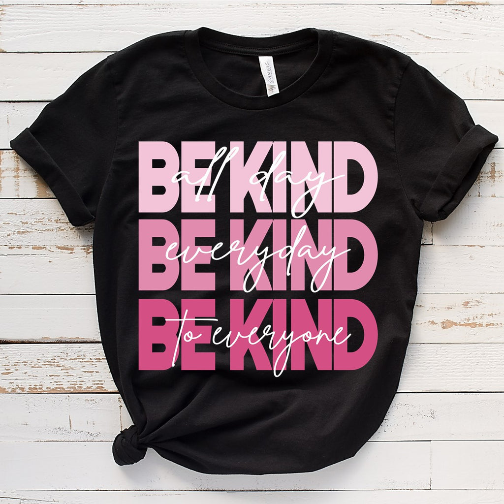 Be Kind Pink Shirts