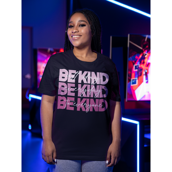 Be Kind Inspirational Ladies T-Shirt Inspire Me Positive