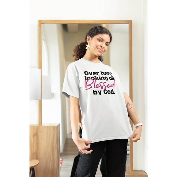 Blessed By God Inspirational Faith T-Shirt - Inspire Me Positive