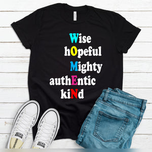Definition of Women Inspirational Empowerment T-Shirt Inspire Me Positive