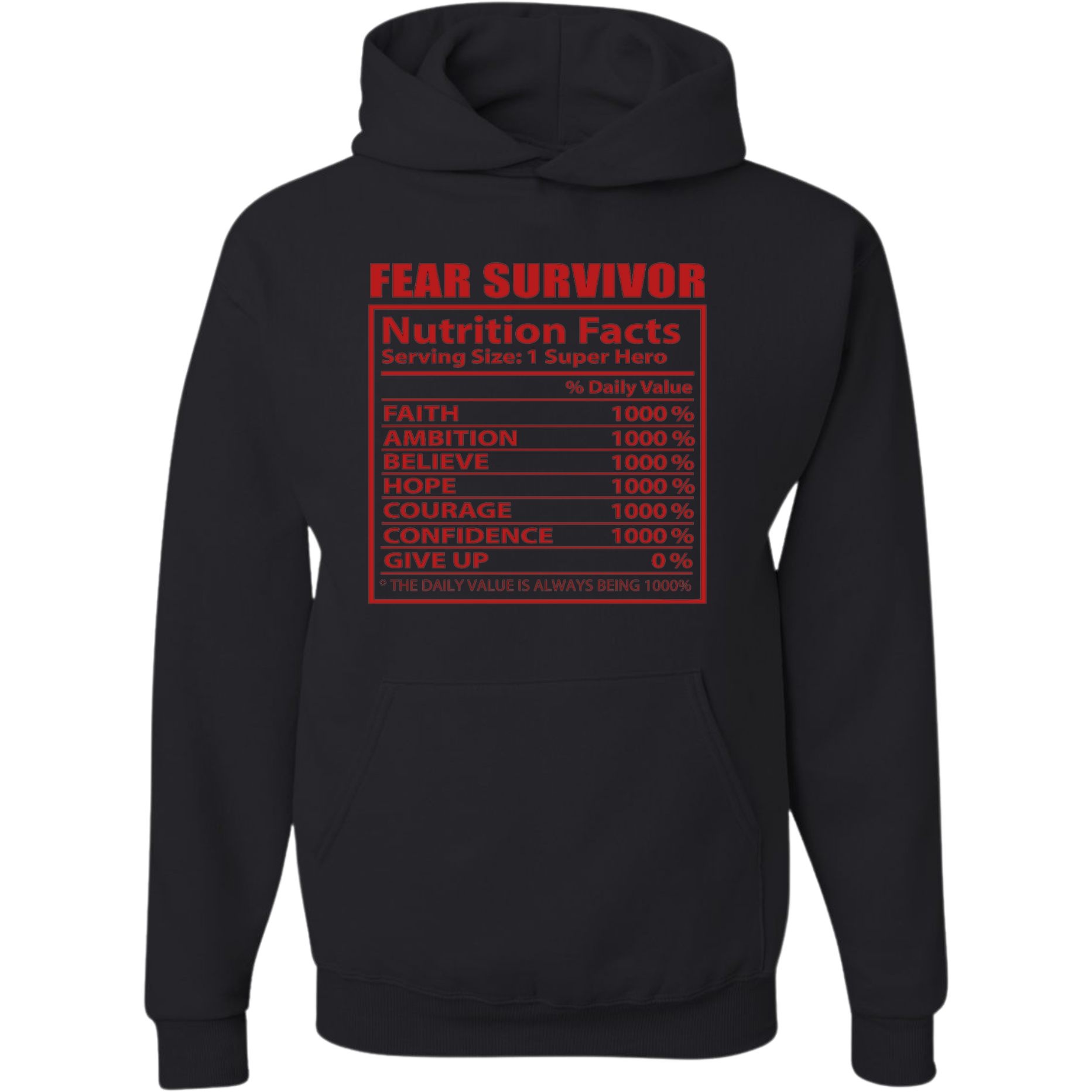Fear Survivor Hoodie - Inspire Me Positive