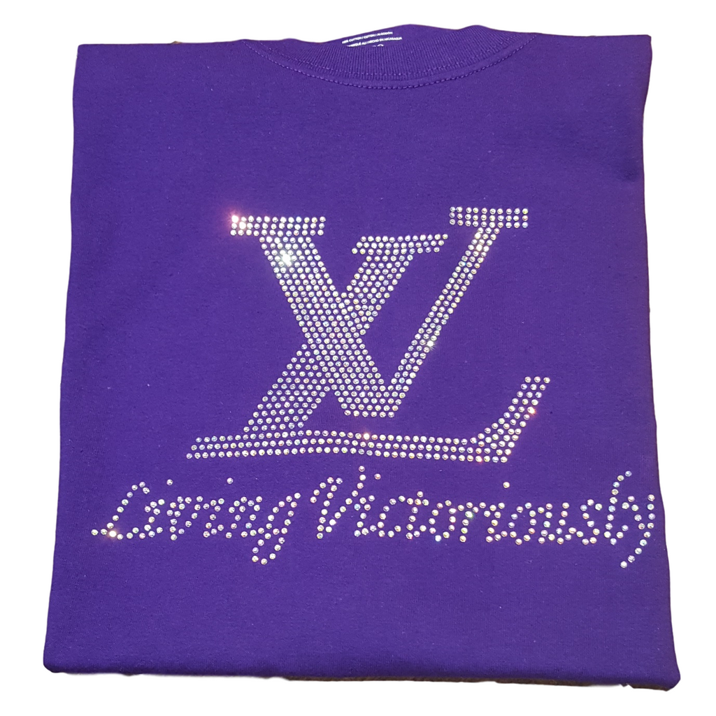 LV bling T-shirt  Virtuously Made Boutique