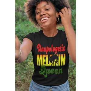 Unapologetic Melanin Queen Short-Sleeve T-Shirt - Inspire Me Positive, LLC