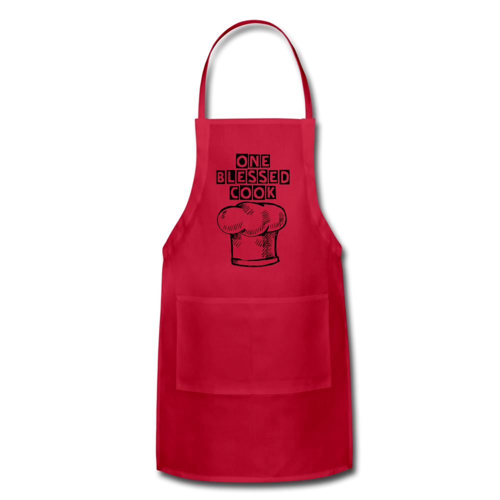 One Blessed Cook Adjustable Apron - Inspire Me Positive, LLC