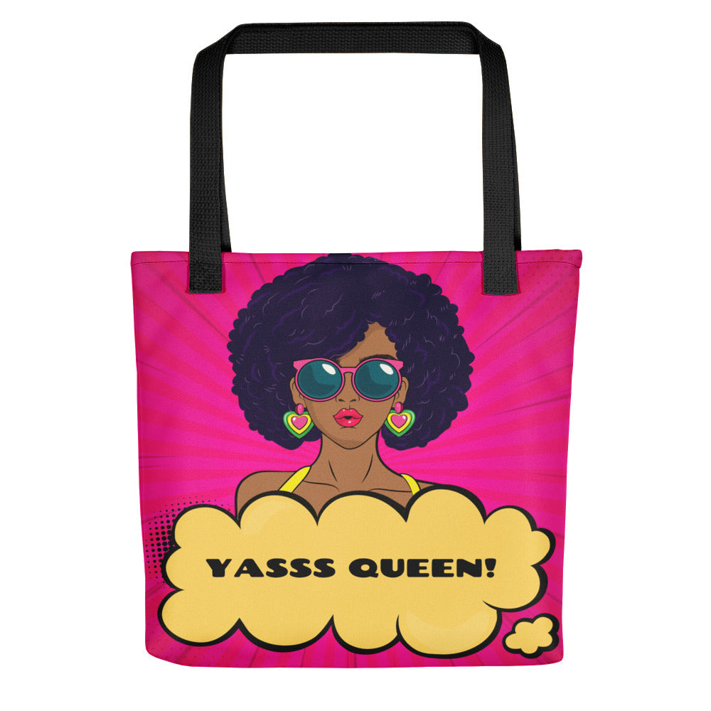 Yasss Queen Tote Bag - Inspire Me Positive, LLC