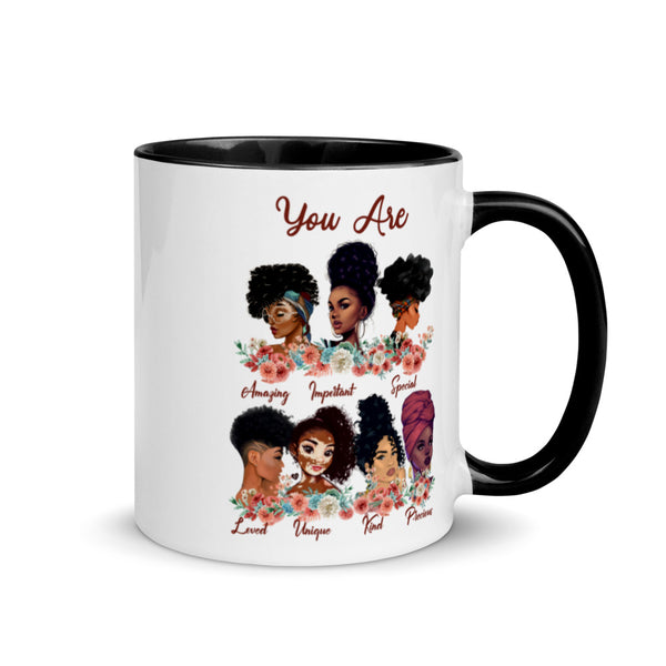 Beautiful Just As You Are Colorful Mug - Inspire Me Positive, LLC