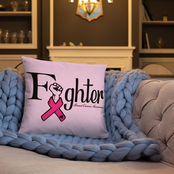 Breast Cancer Awareness Fighter Pillow - Inspire Me Positive, LLC