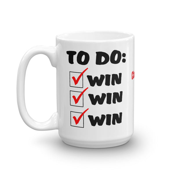 Win Win Win! White Glossy Mug - Inspire Me Positive, LLC