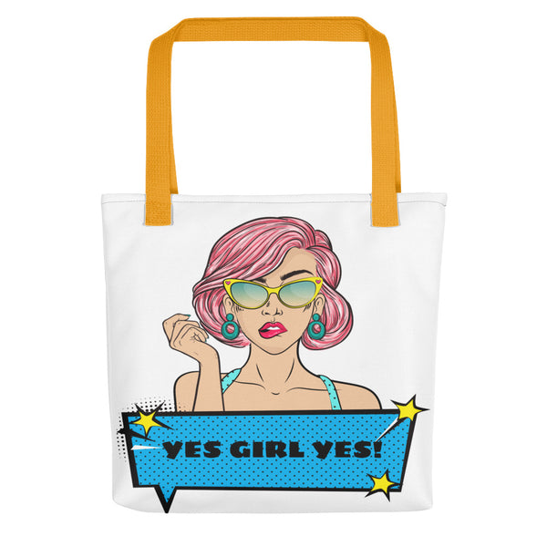 Yes Girl Yes! Tote Bag - Inspire Me Positive, LLC