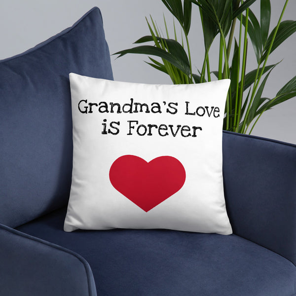Tribute to Grandma in Heaven Print Accent Pillow - Inspire Me Positive, LLC