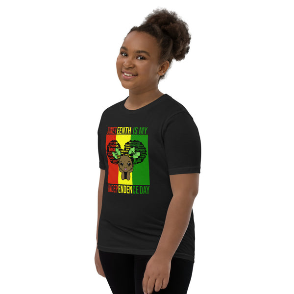 Juneteenth is My Independence Day Youth T-Shirt - Inspire Me Positive, LLC