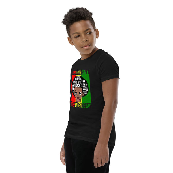 Juneteenth is My Independence Day Kids T-Shirt - Inspire Me Positive, LLC